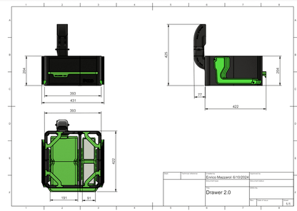 Drawer 2.0 - Bambu Lab X1/P1 Series 3D Printers