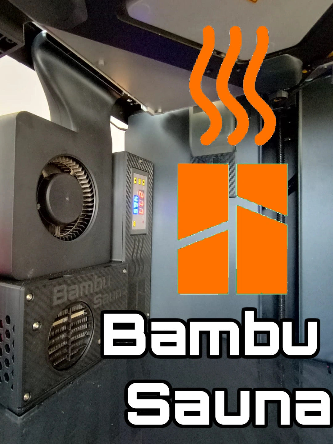 BambuSauna - Stand Alone Chamber heater With Built In Thermostat