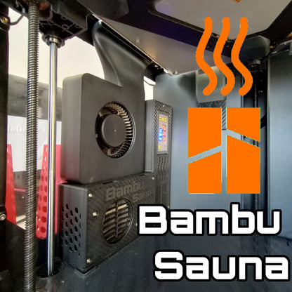 BambuSauna - Stand Alone Chamber heater With Built In Thermostat